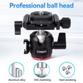360° Rotating Tripod Ball Head