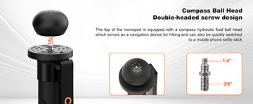 Travel Monopod for Cameras