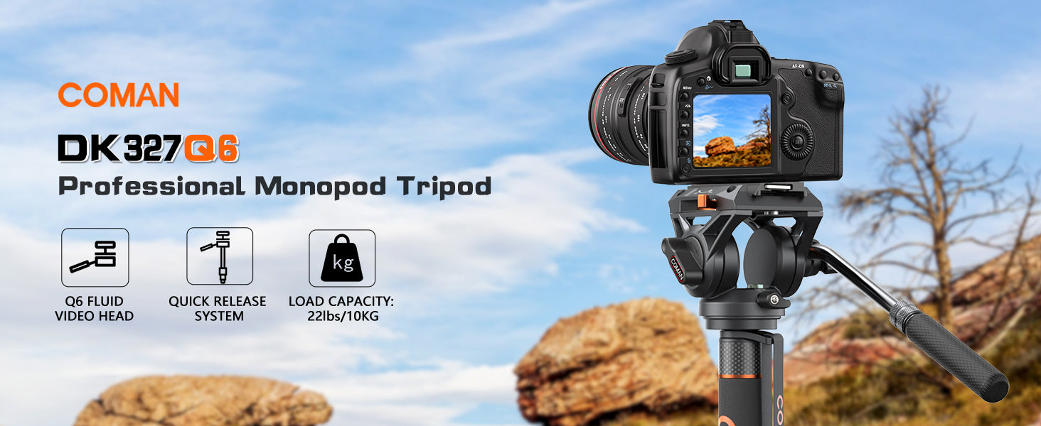 Q6 Fluid Head Monopod