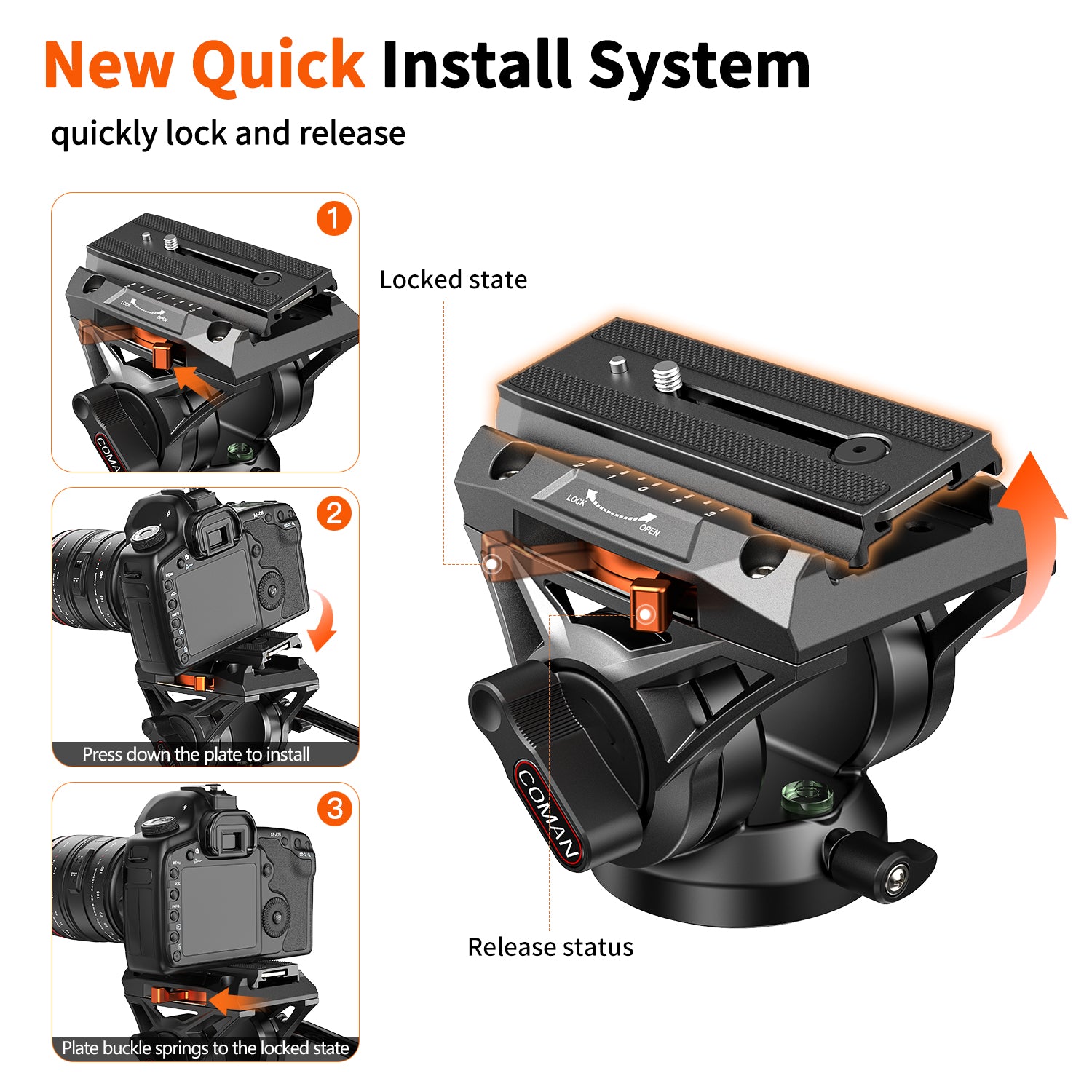 Camera Mounting Video Monopod