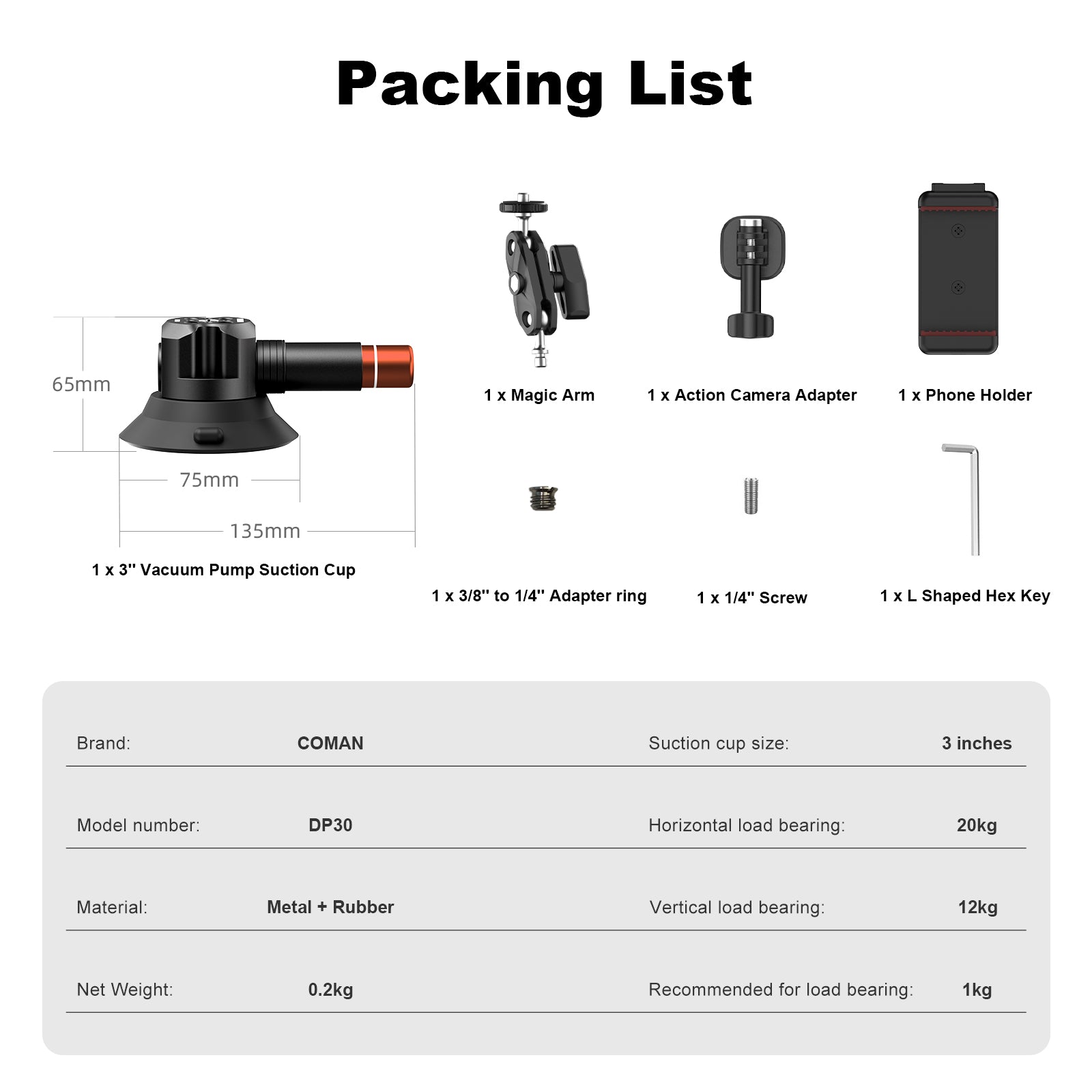Suction Cup Mounts for Cameras Phones