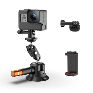 COMAN DP30 & DP45 Suction Cup Camera Mounts – 3'' & 4.5'' Ball Head Mounts & Magic Arm