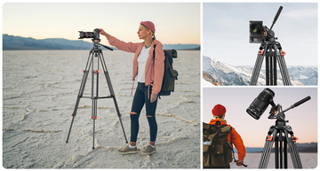 High Stability Tripod for Professional Cameras