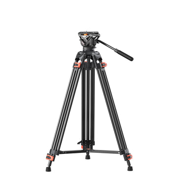 Coman FT16LS 74" Heavy Duty Camera Tripod with Adjustable Fluid Head