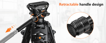 Retractable Handle Tripod
