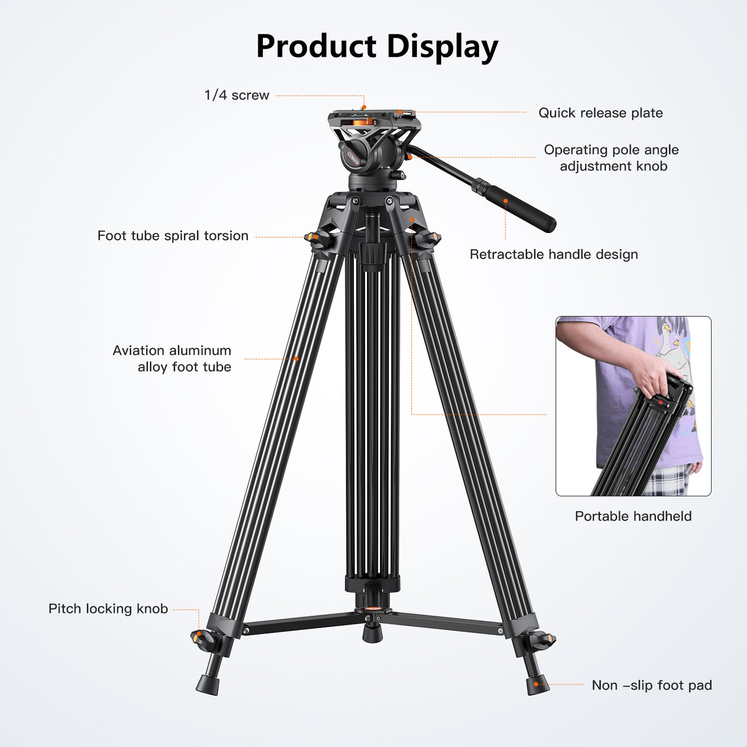 Professional Camera Tripod
