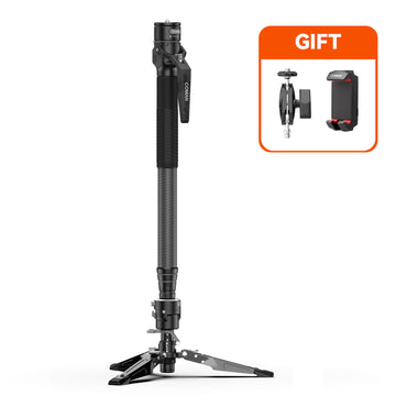 COMAN M1 Pro Carbon Fiber Monopod 1645mm Quick Release Foot Lock 20kg Load