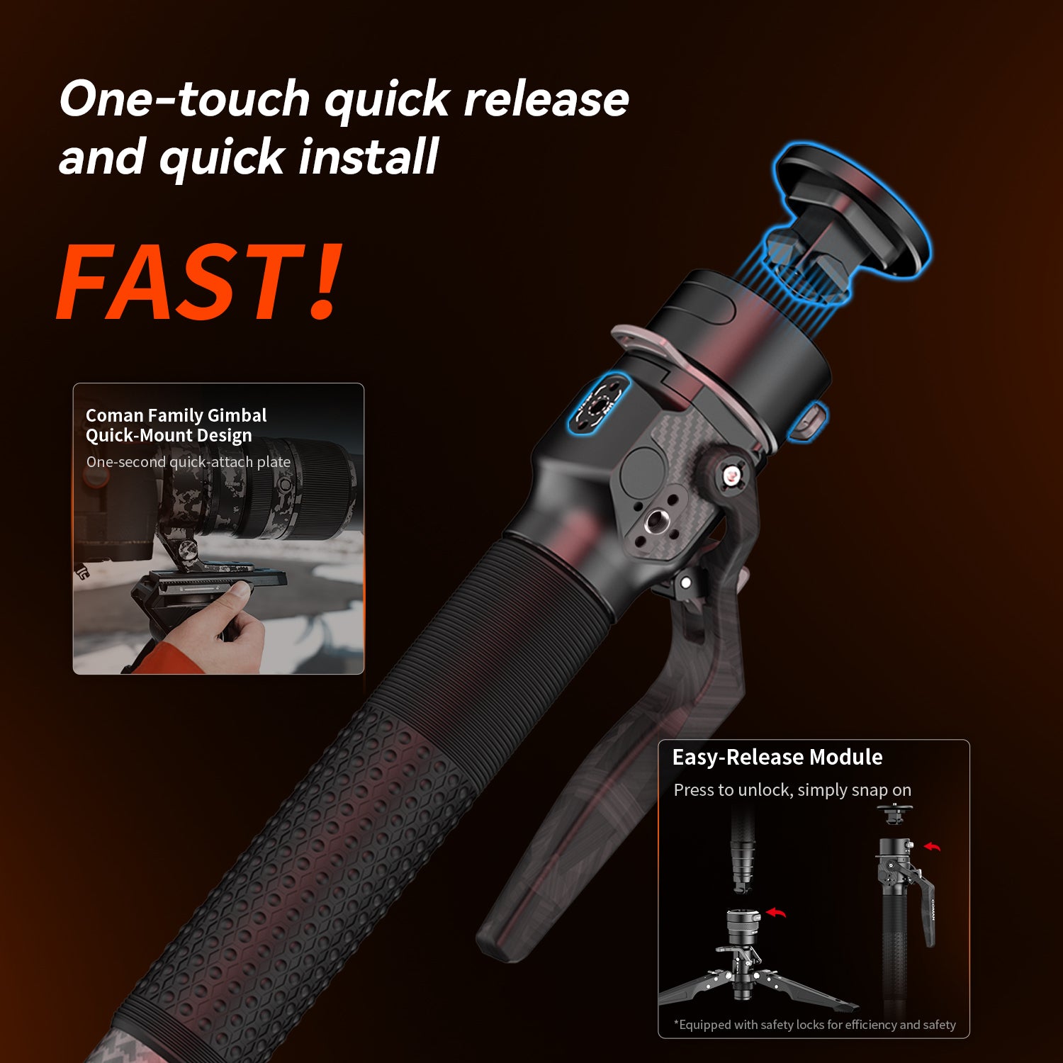 COMAN M1 Pro Monopod