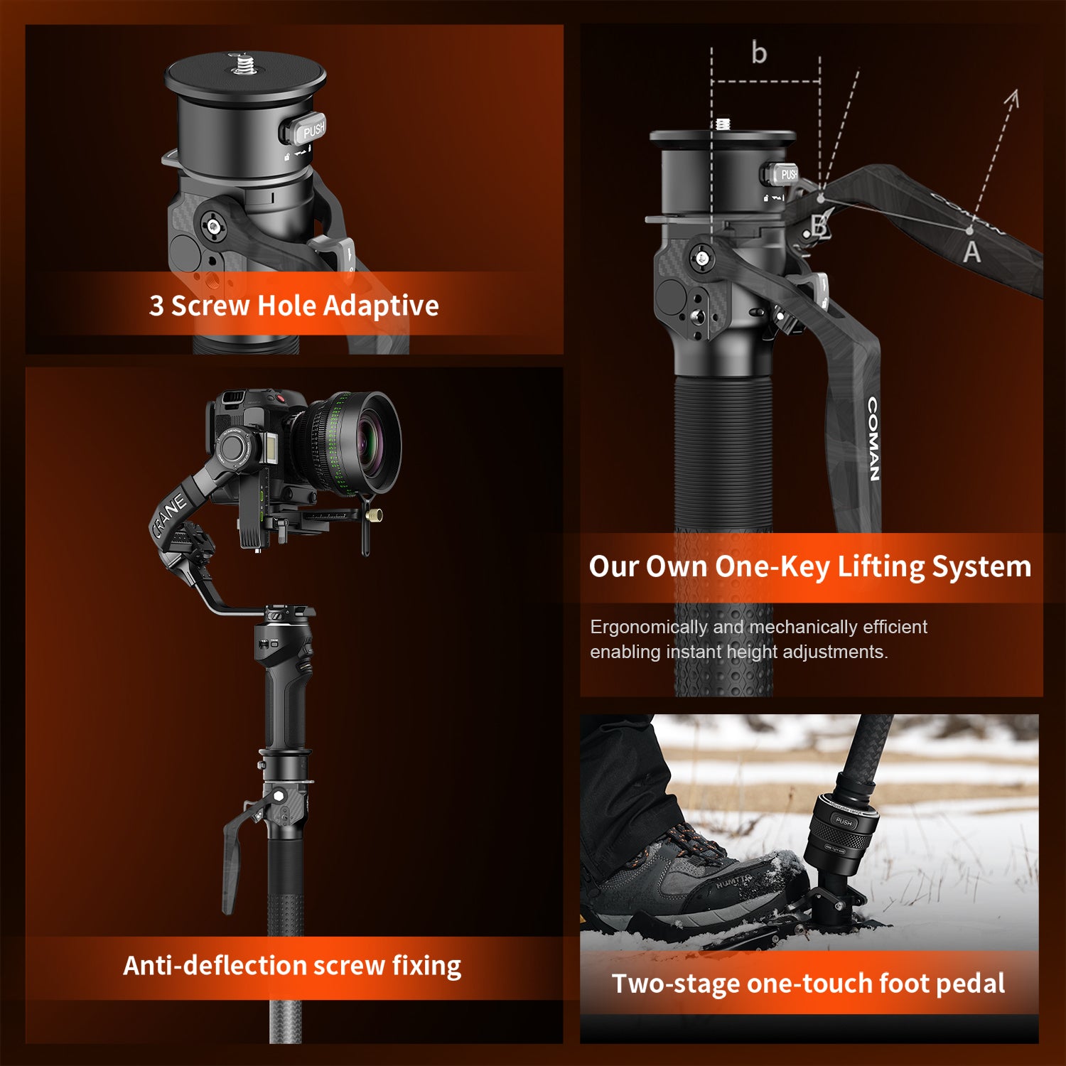 COMAN M1 Pro Monopod
