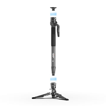 COMAN M1 Pro Carbon Fiber Monopod 1645mm Quick Release Foot Lock 20kg Load