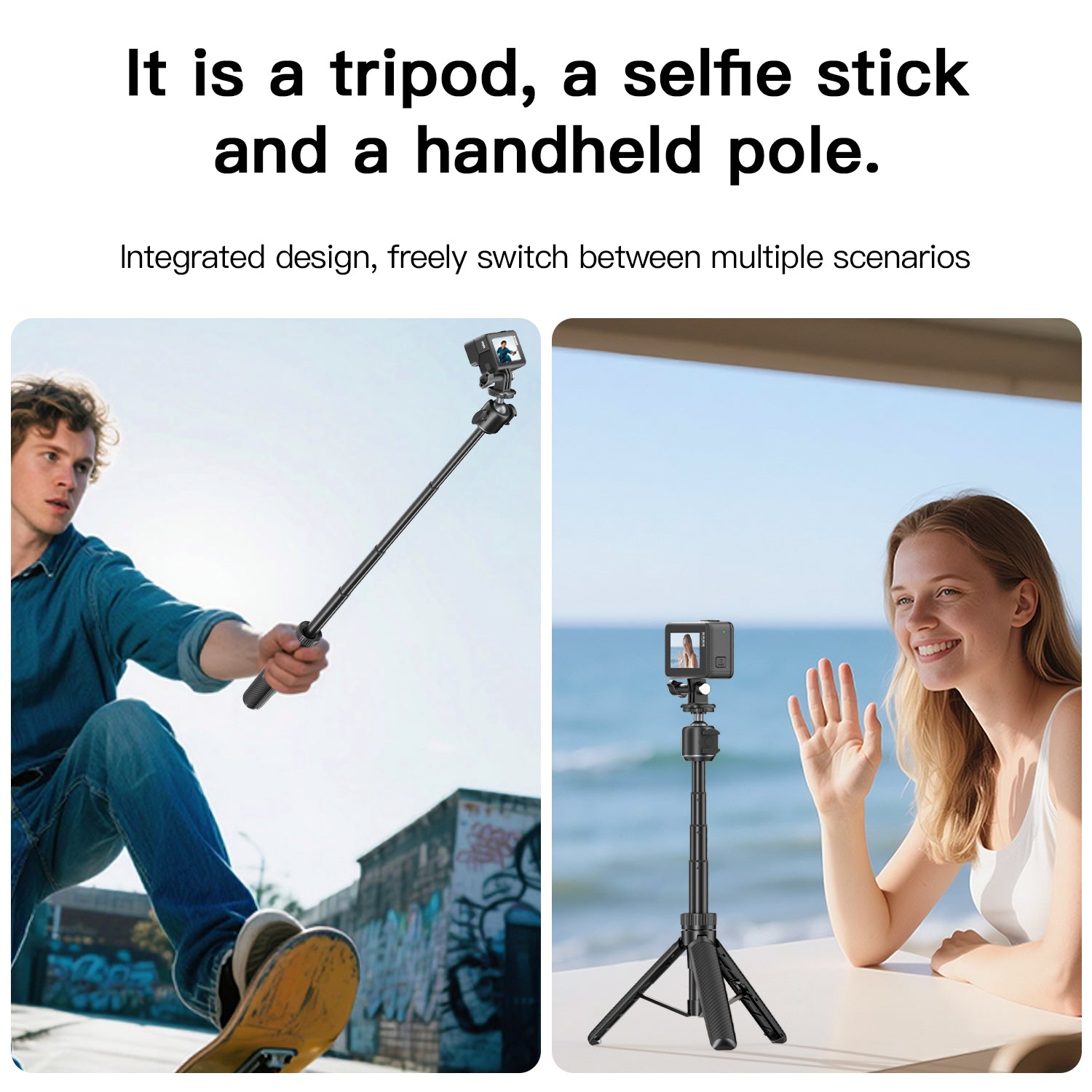 Phone Tripod Selfie Stick