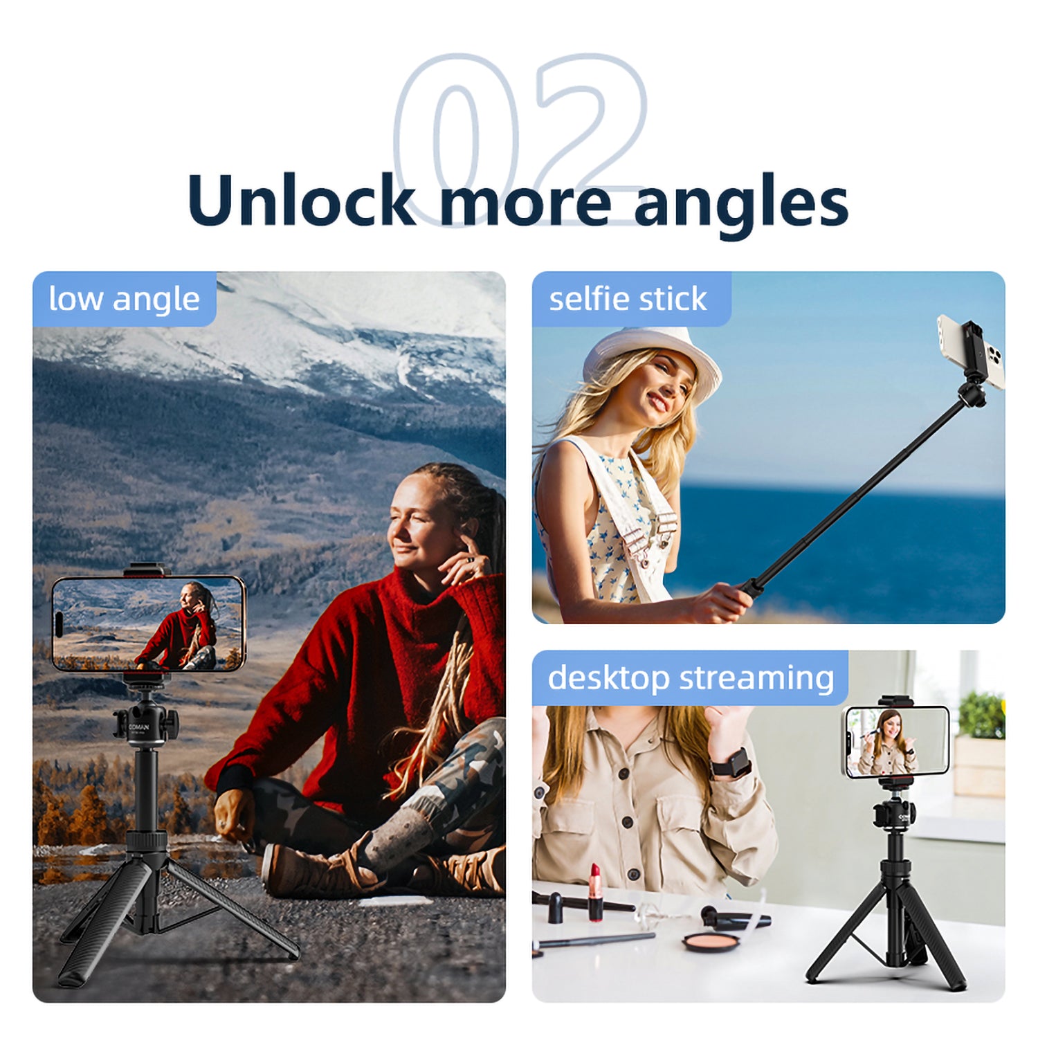 Phone Tripod Selfie Stick