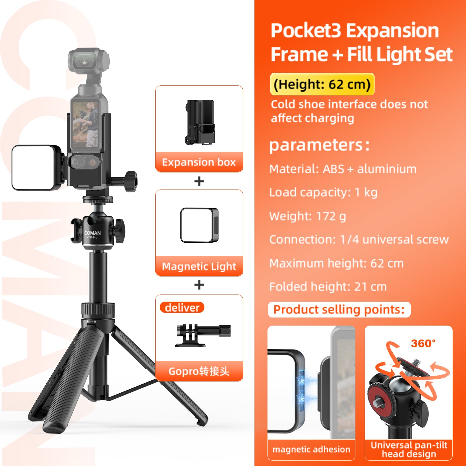 Phone Tripod Selfie Stick