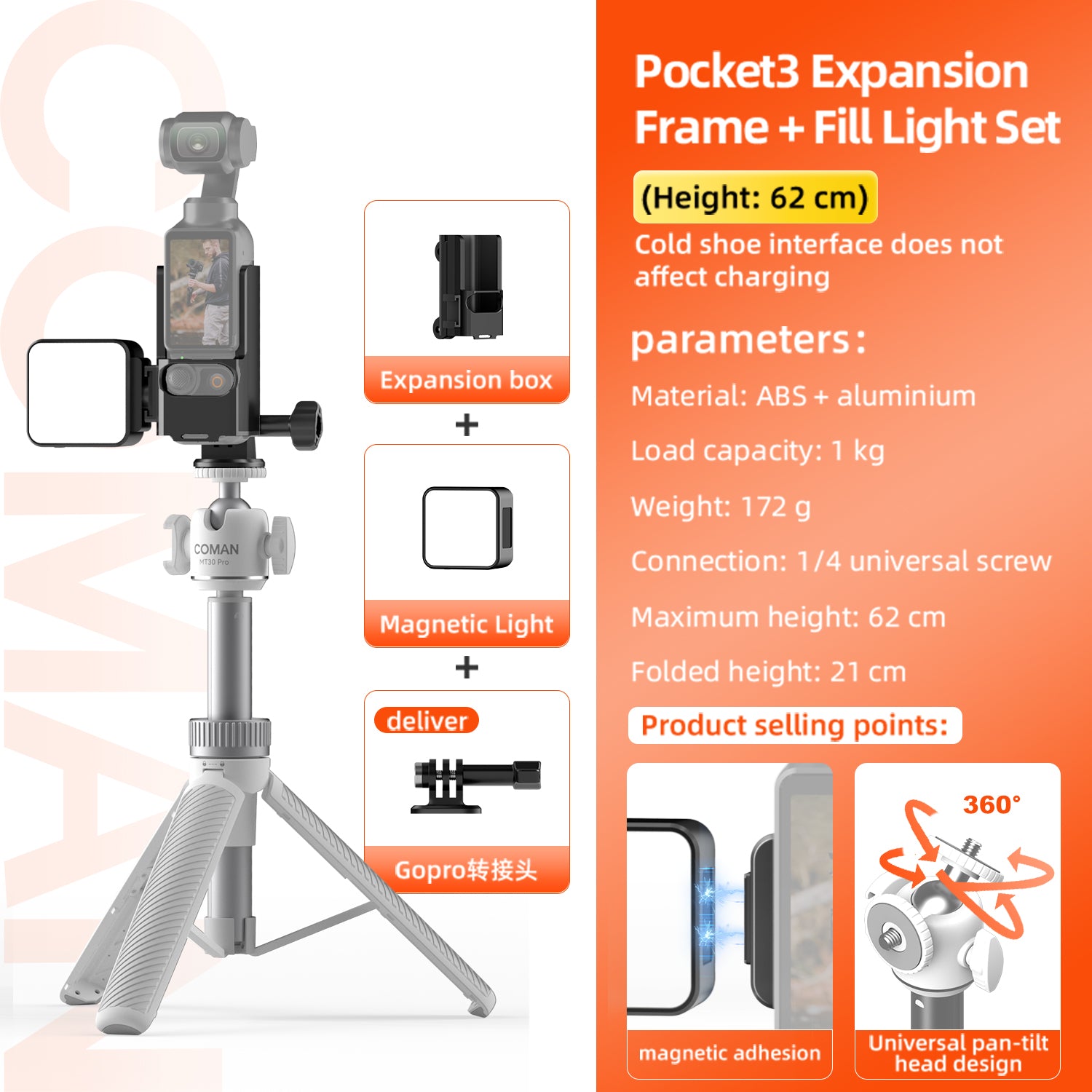 Phone Tripod Selfie Stick