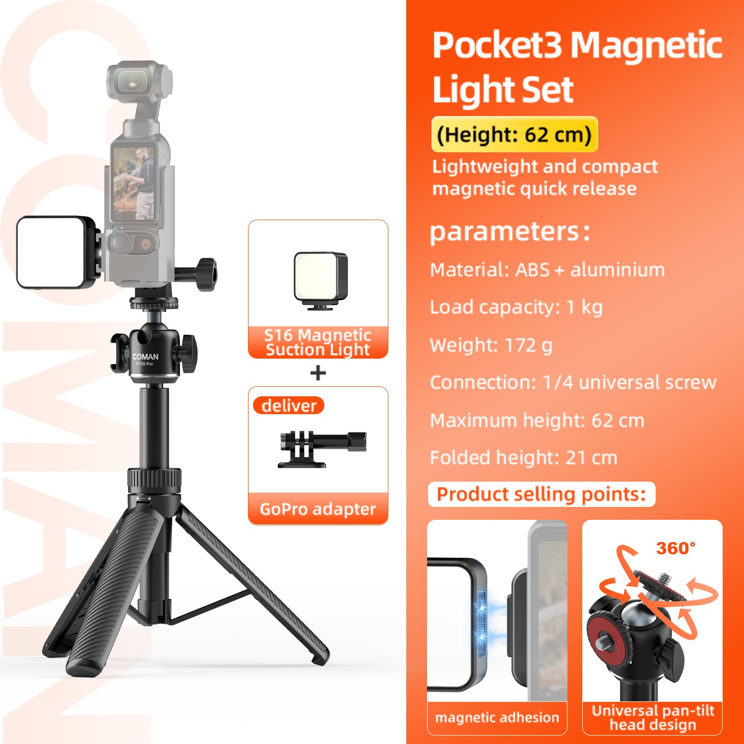 Phone Tripod Selfie Stick