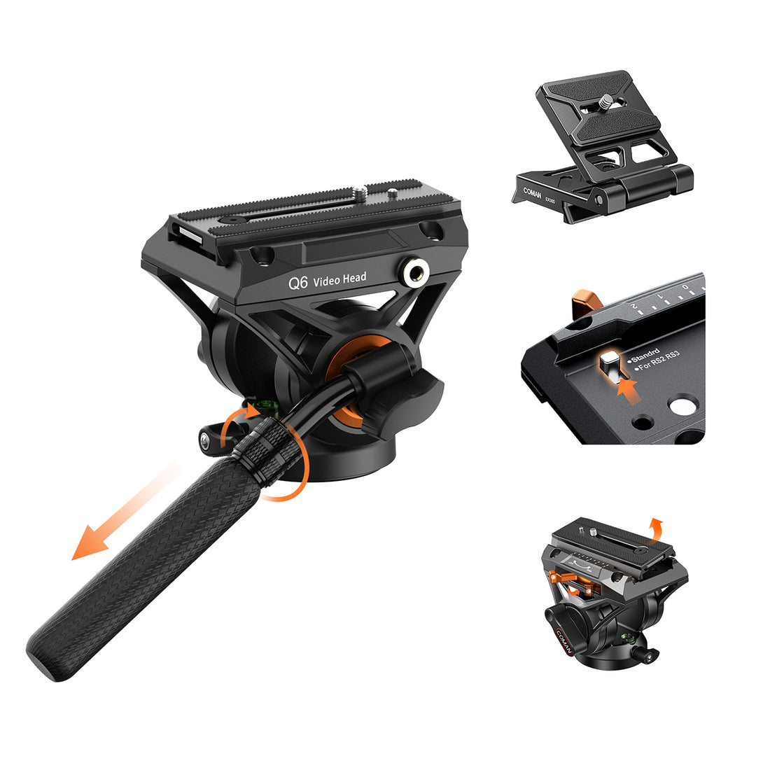 Detachable Fluid Video Head