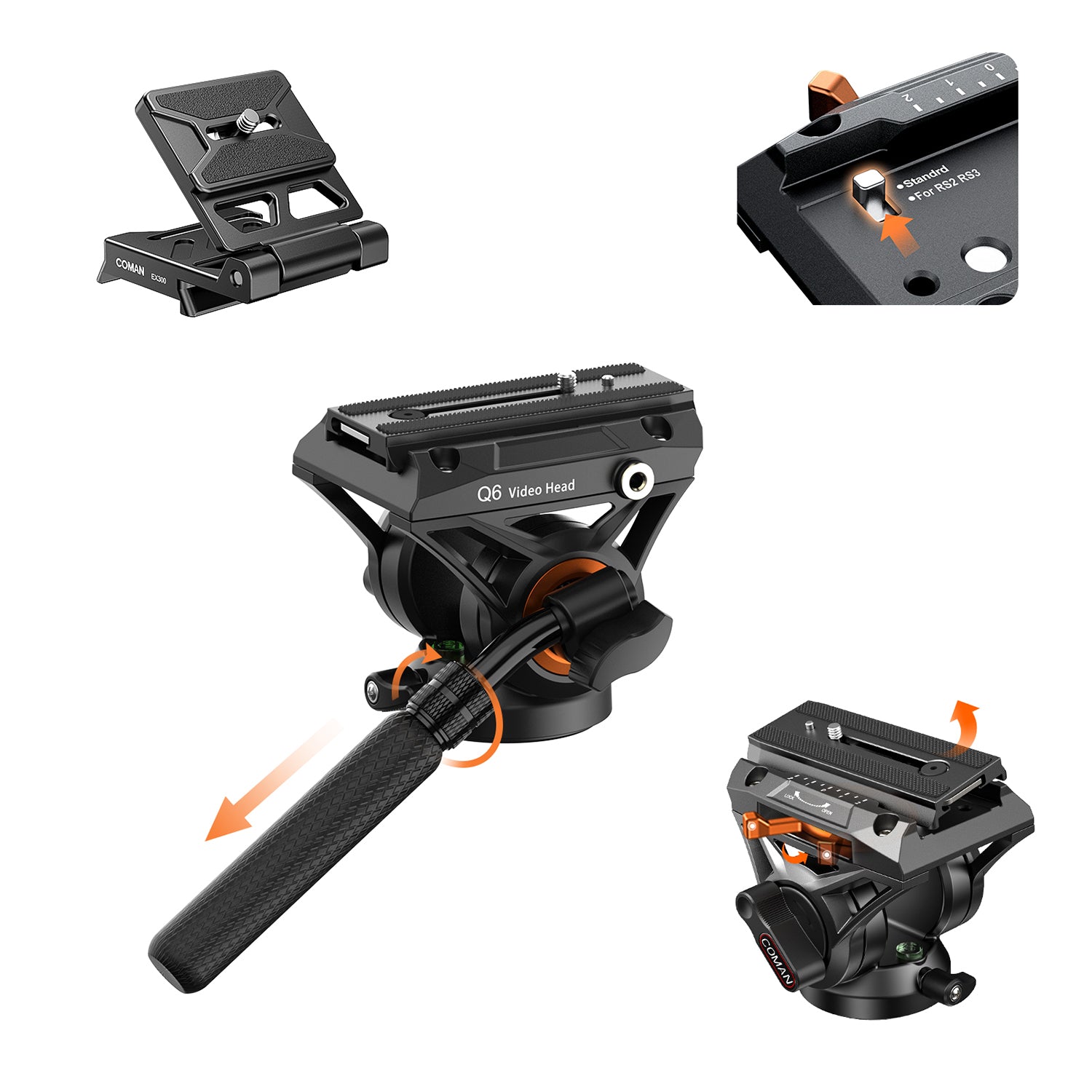 Video Head for Monopod