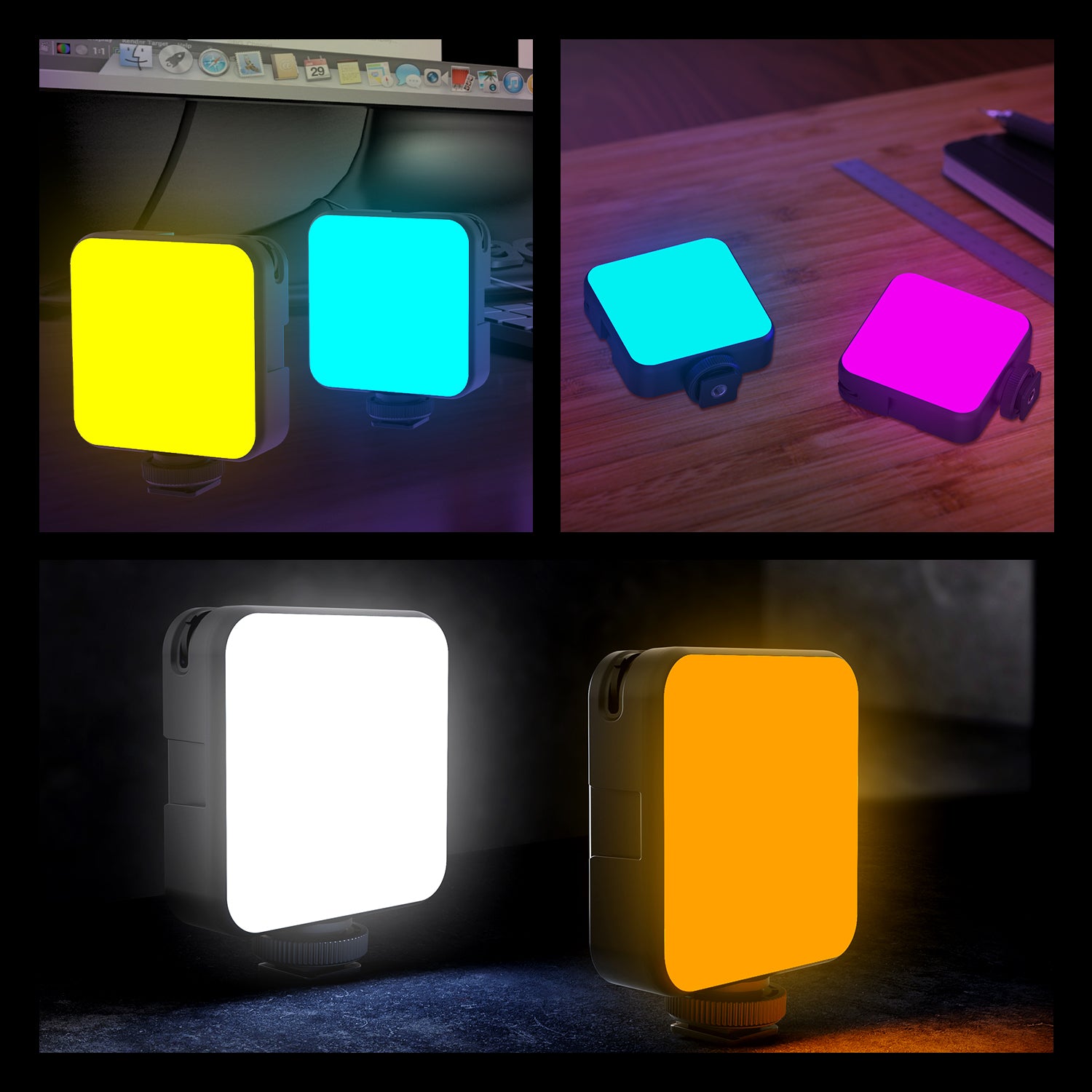 RGB Pockect Fill Light for video