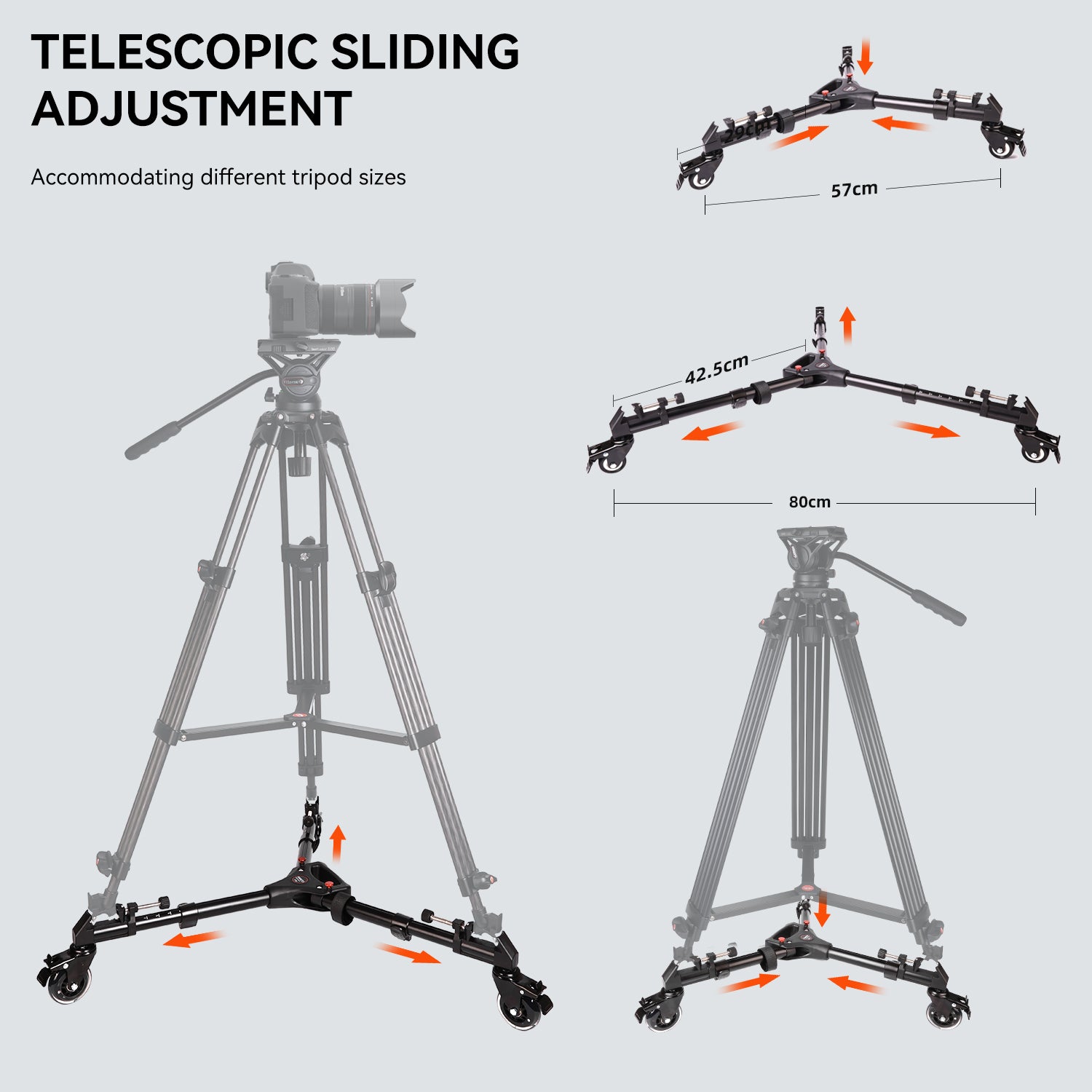 Tripod Dolly adjustable