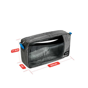 COMAN VE6 Transparent Travel Organizer – Compact Gadget Bag 200×115×50mm