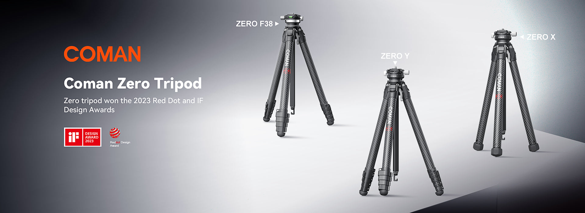 Coman Zero Lightweight Tripodslider_item_TKxT6k