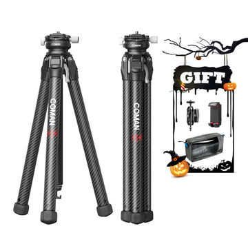 COMAN Zero X Lightweight Tripod Carbon Fiber For Travel Photography