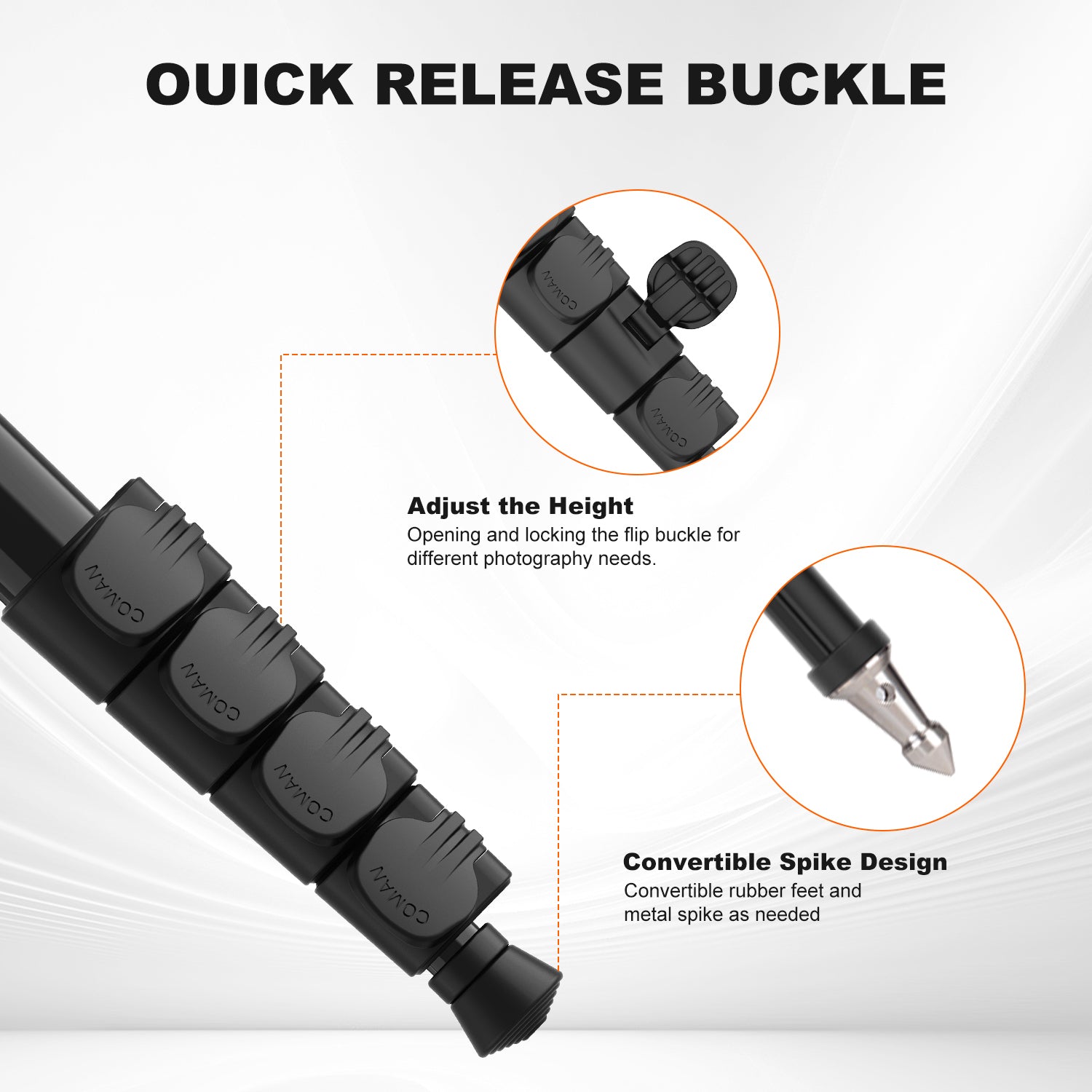 Travel-Friendly Camera Monopod