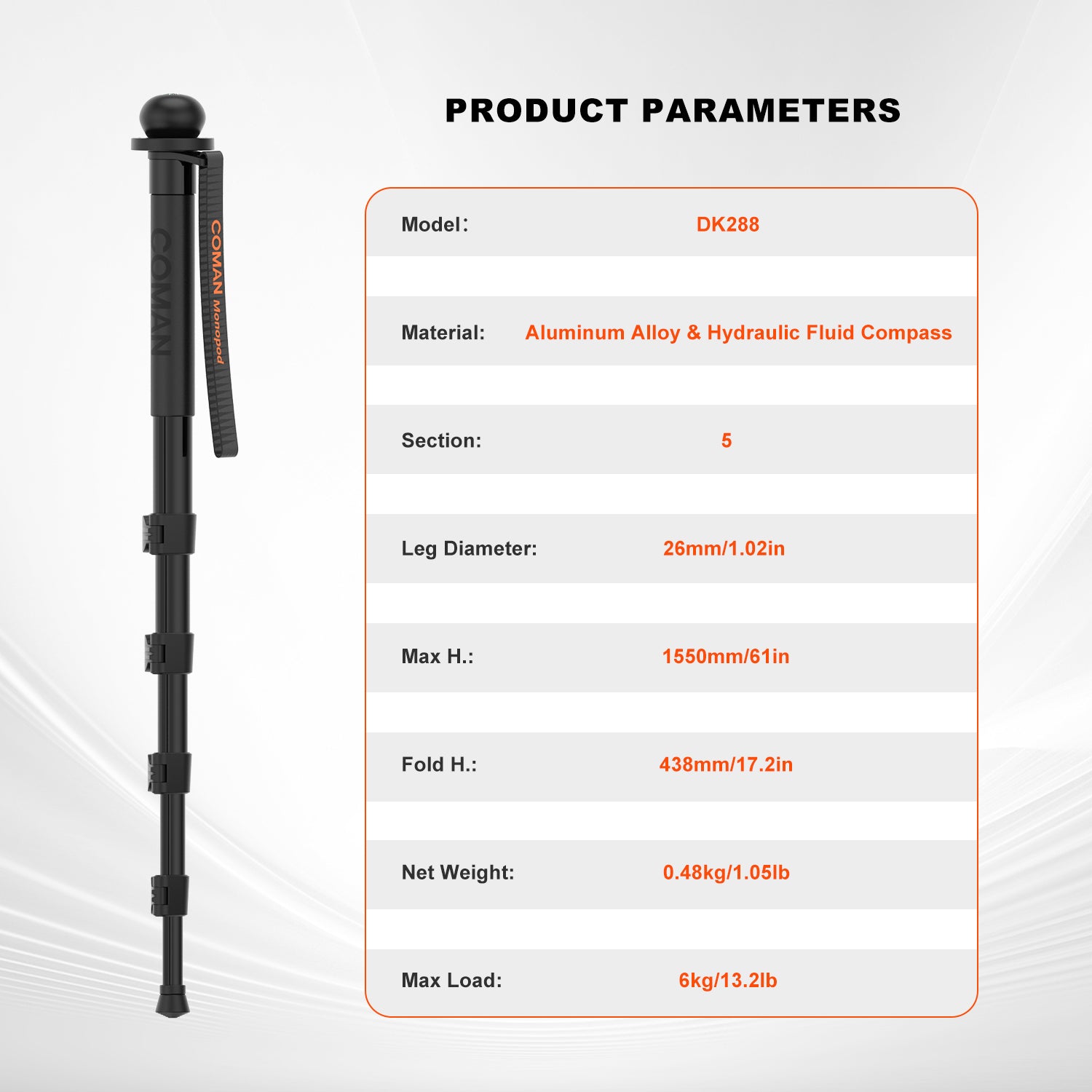 Camera-Compatible Trekking Stick