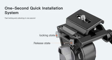 Quick release tripod for photography