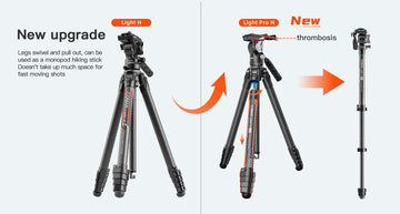 Best hiking tripod with detachable legs