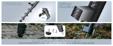 Quick Release Camera Tripod