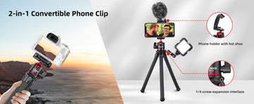 2-in-1 Convertible Phone clip