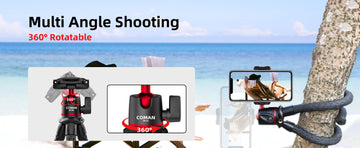 360° Adjustable Phone Tripod Mount