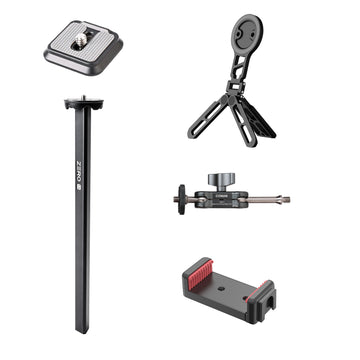 COMAN DP55+WD1 + QR-Platte + BM100 + 1/4" Transfermittelsäule für Stativ