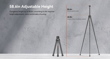 Multi-angle adjustable tripod