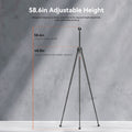 Lightweight Tripod Adjustable Height