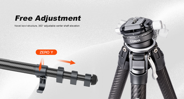 360° Rotating Tripod Head