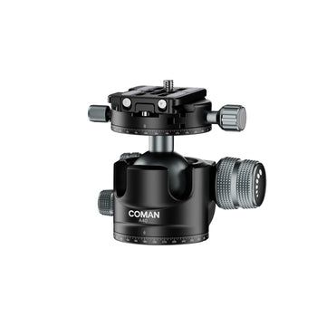 COMAN A40 Panoramic Ball Head 1.57in Low Profile 44lb Load Capacity