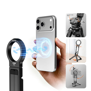 COMAN DP58 Magnetic Phone Tripod Multi Angle Arca Swiss Quick Install