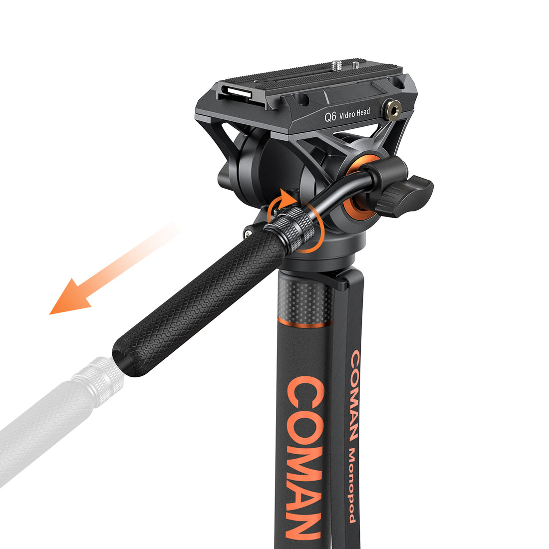 Fluid Head Monopod for Cameras