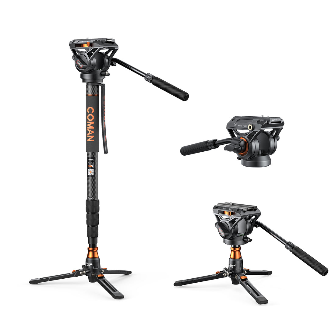 Carbon Fiber Video Monopod 