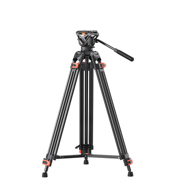 Coman FF16LS 73" Aluminium Video Tripod with Hydraulic Head for Cameras & Phones
