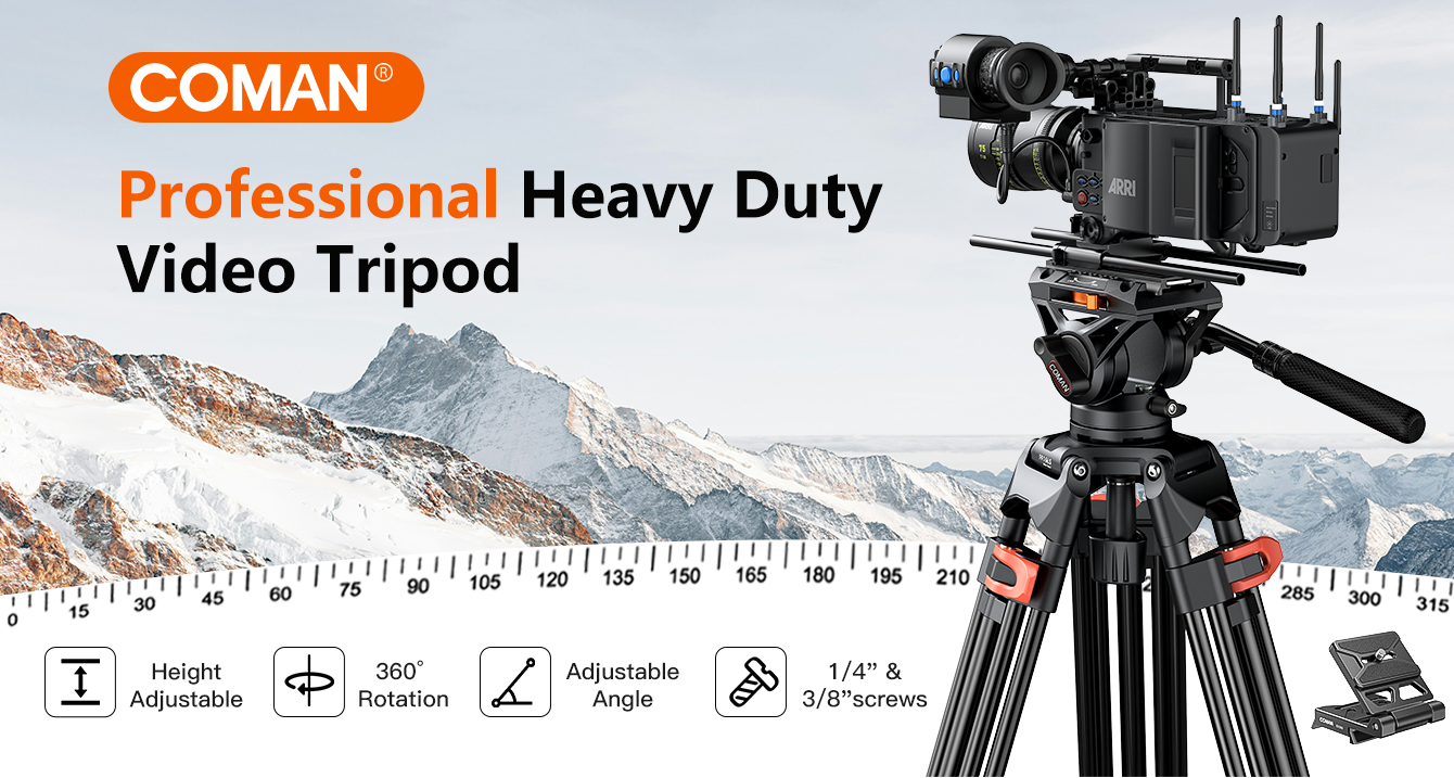 Professional Heavy Duty Camera Tripod