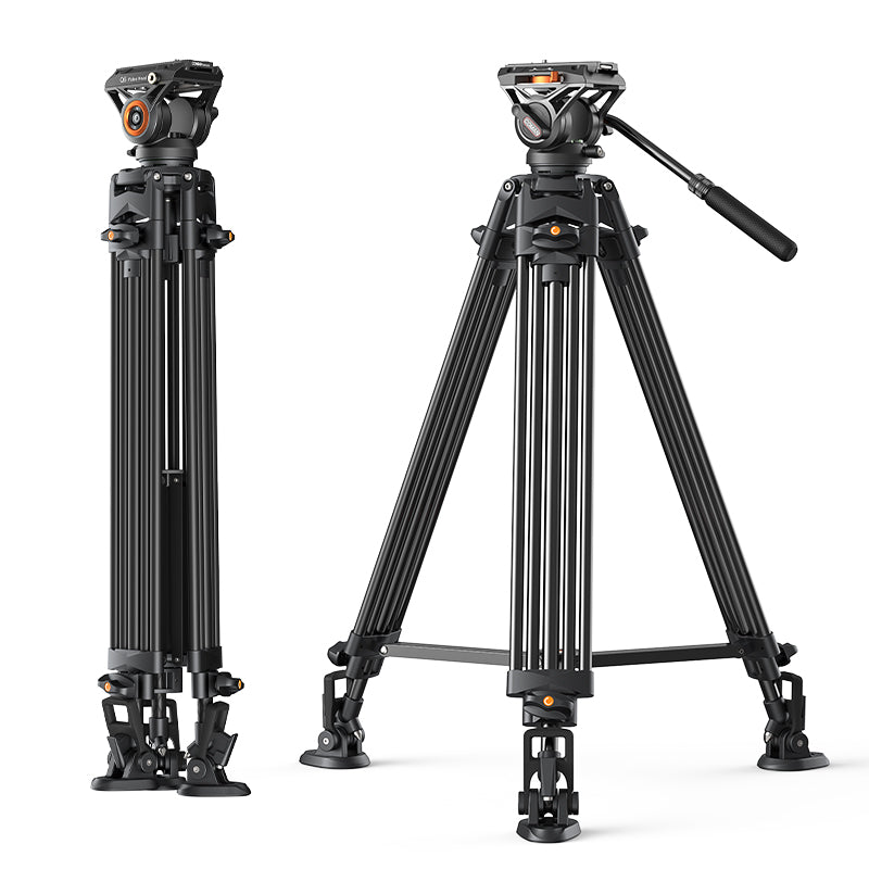 Coman FT16LS 74" Heavy Duty Professional Tripod with Fluid Video Head