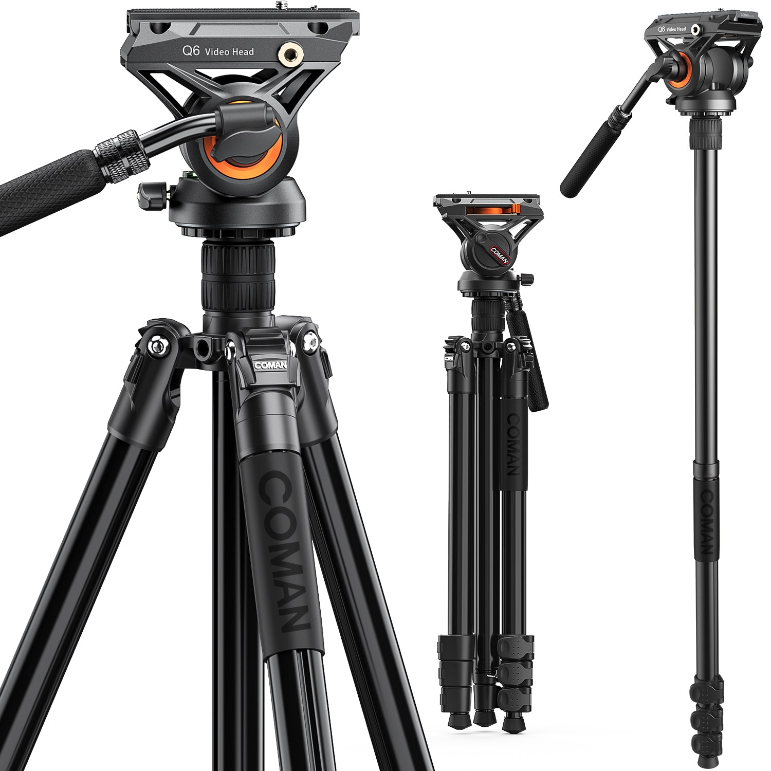 Brand New Q6 Fluid Head Tripod