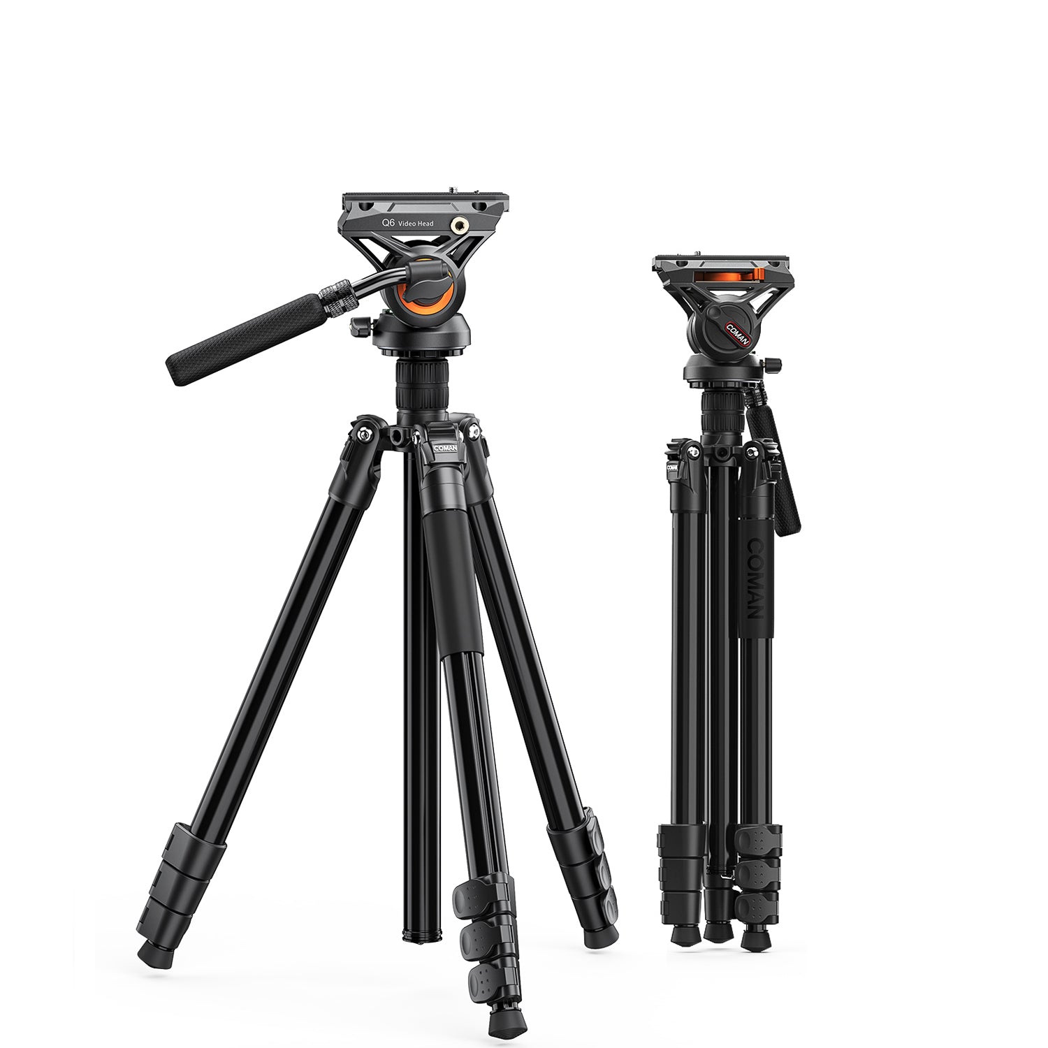 Coman KX3939PLUS Fluid Head Tripod para DSLR, DJI RS2/RS3/RS4, ManFrotto