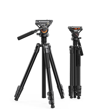 Coman KX3939PLUS Fluid Head Tripod para DSLR, DJI RS2/RS3/RS4, ManFrotto