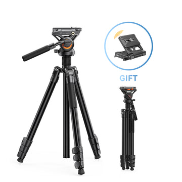 COMAN KX3939Plus Camera Tripod for DSLR, DJI RS2/RS3/RS4, Manfrotto