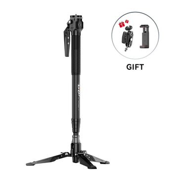 COMAN M1MINI Carbon Fiber 4-Section One-Click Lift Monopod 62.8in Quick Adjustment