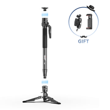 COMAN M1 Pro Monopod Quick Release Lightweight Carbon Fiber Monopod 44.1 lbs Load